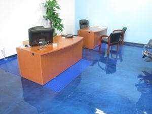 Metallic FX metallic epoxy floor