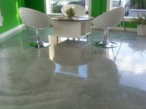 Metallic resin floor coating Garage and Beyond USA