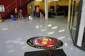 Self Level epoxy floor in spare parts area