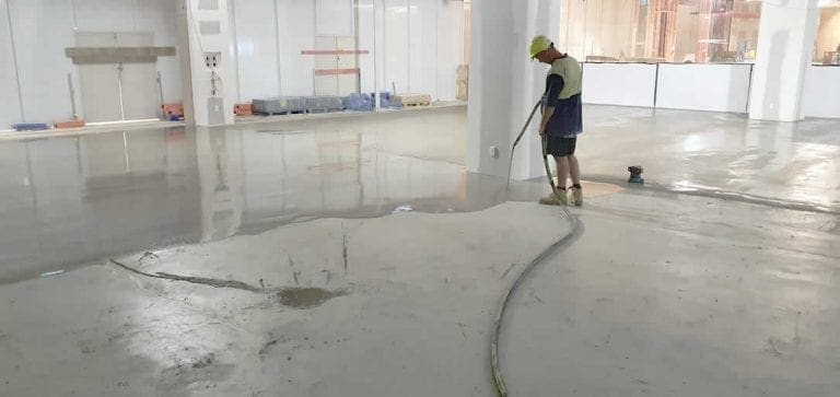 Floor Leveling with pump mixer