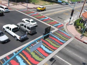 Recoloured asphalt