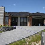 Spraycova decorative concrete resurfaced driveway